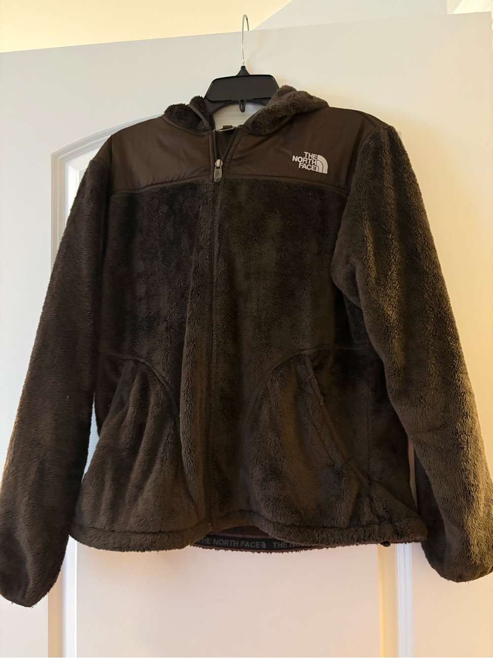 The North Face Brown Plush Hooded Puffer Jacket